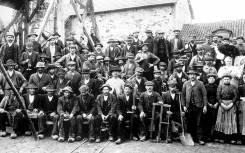 Les mineurs en 1910