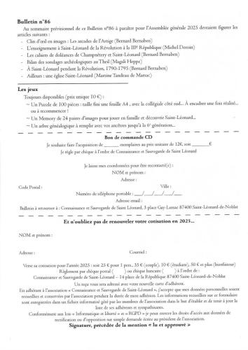 La Lettre fev 2025